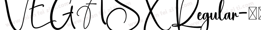 VEGASX Regular字体转换